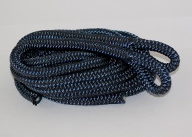 KAIA fenderline, 2 stykk 10mm, marineblå, 2 meter